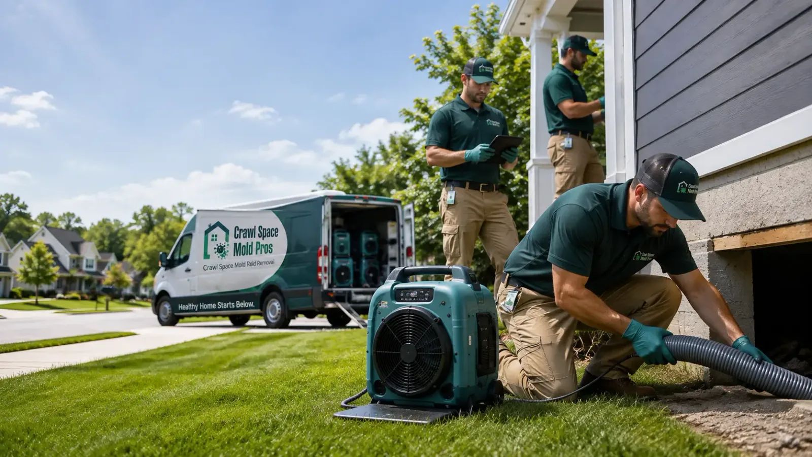 Crawl Space Mold Removal in Canby, CA
